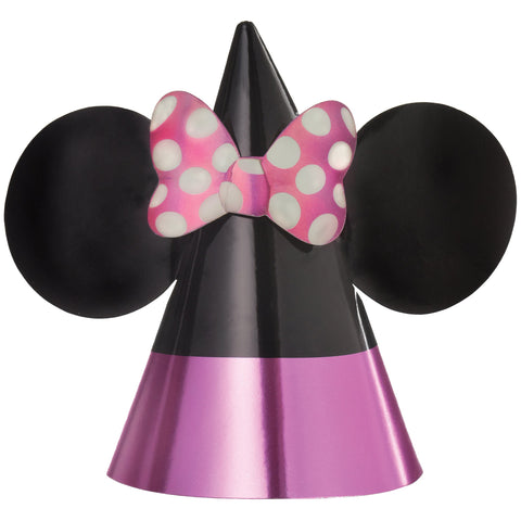 Minnie Mouse Forever 7 1/4"w x 6 1/2" H Cone Hats