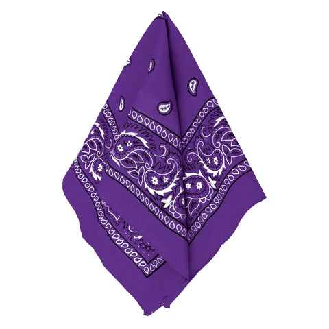 Purple Bandana 20" x 20"