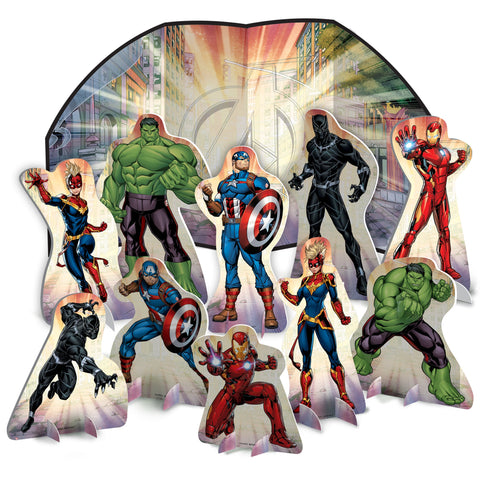 Marvel Avengers Powers Unite 11 piece Table Decorating Kit