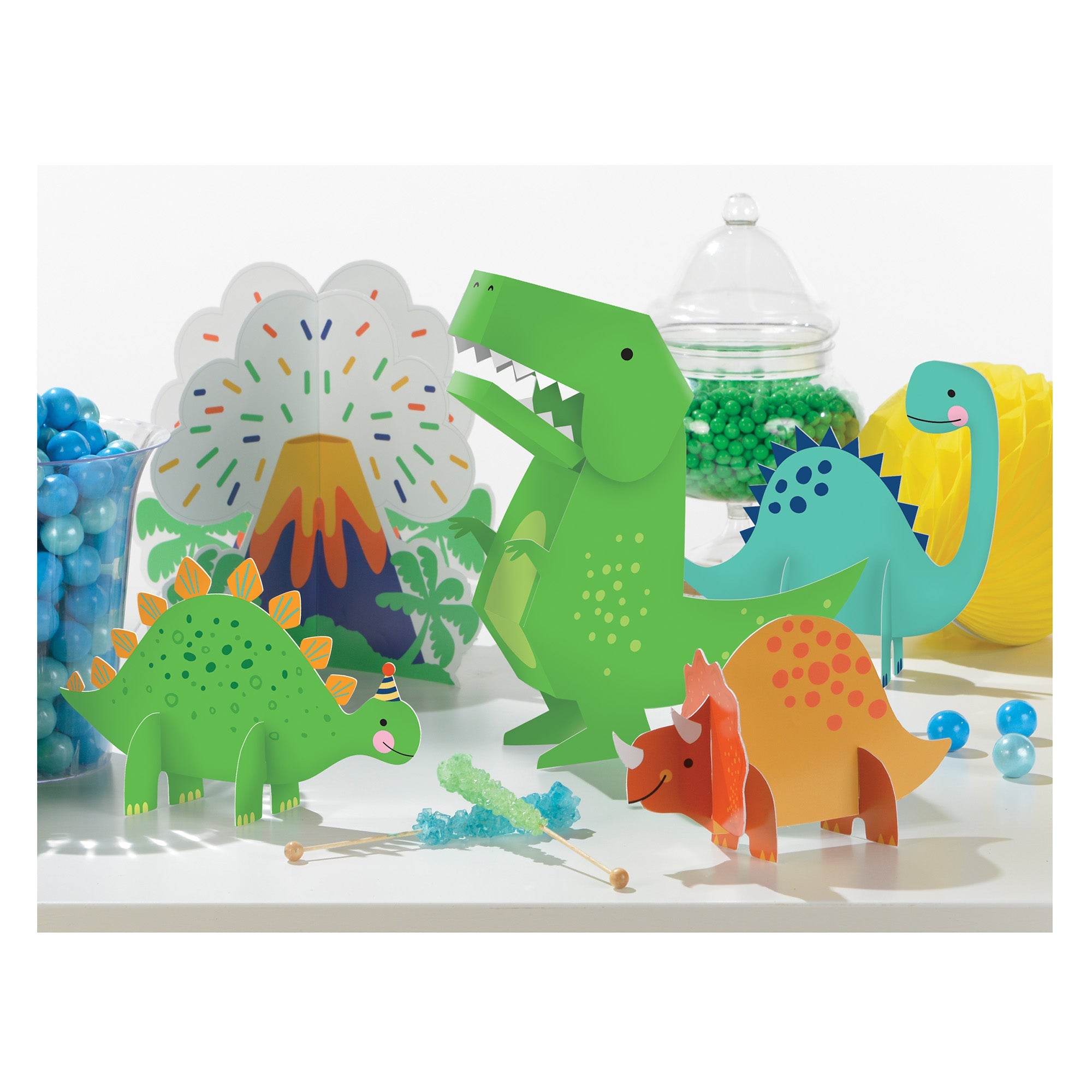 Dino-Mite 5 piece Table Centerpiece Decorating Kit -