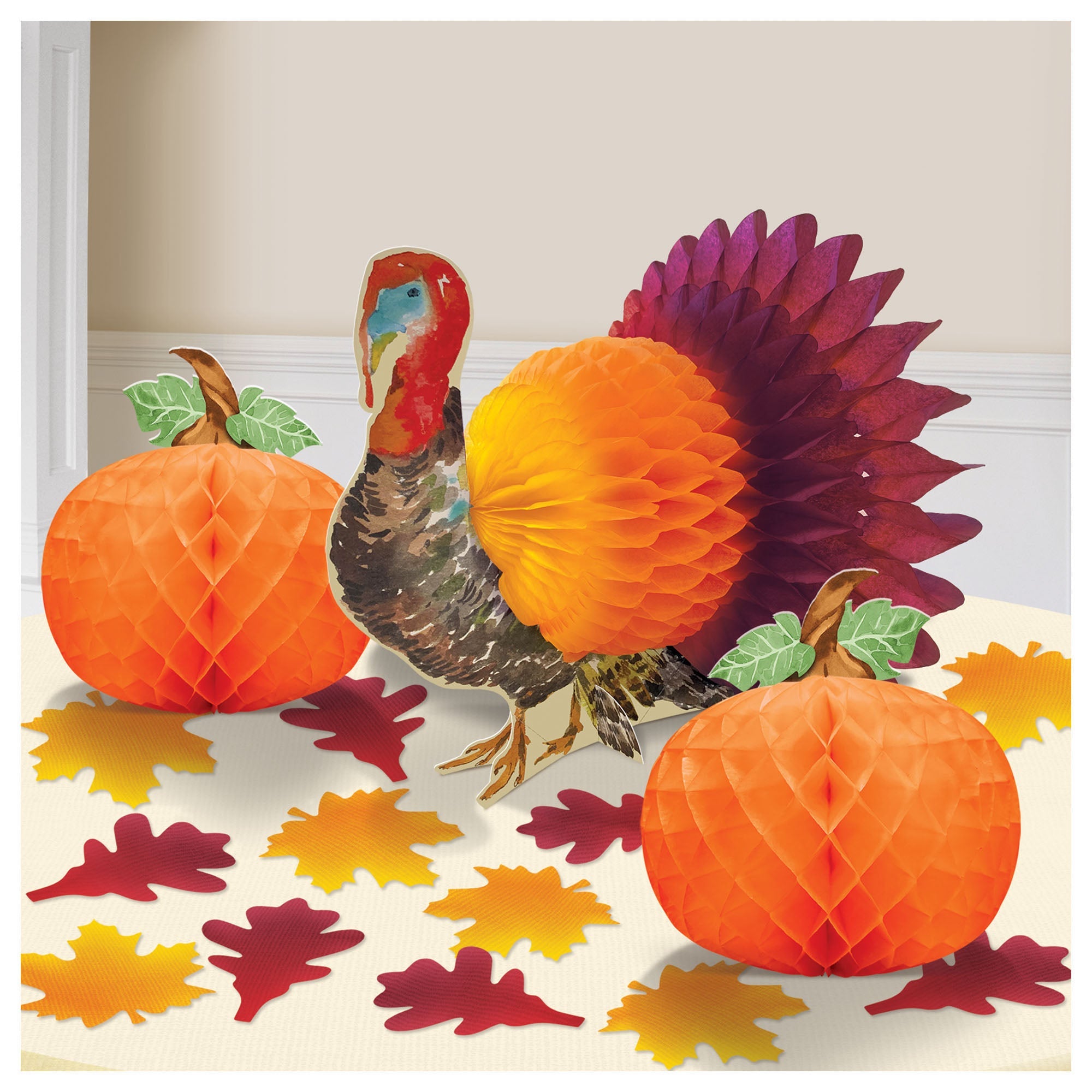 Traditional Thanksgiving Table Decorating Kit