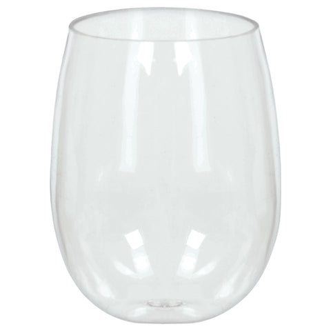 Premium Clear Stemless  12oz. Wine Glasses