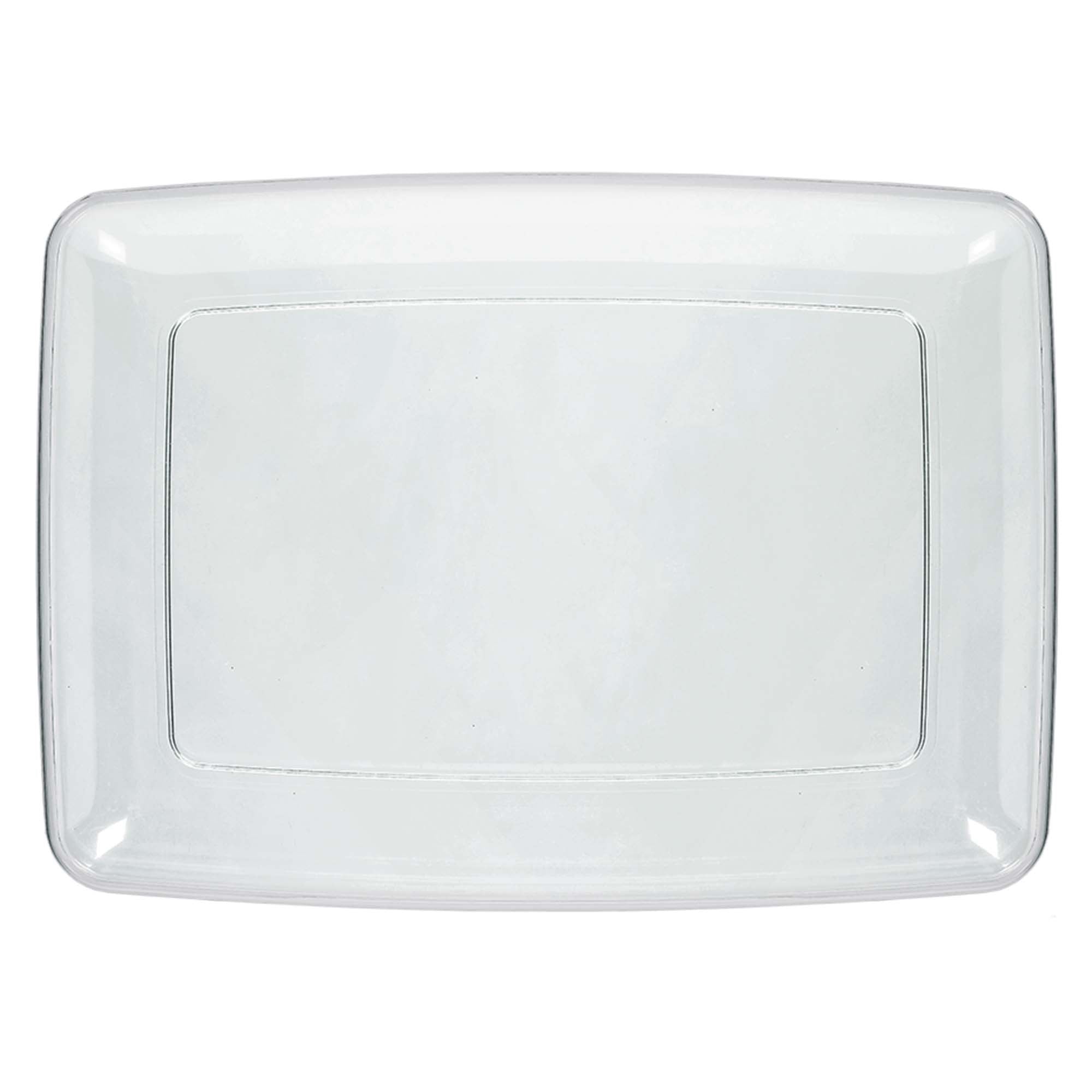 Clear 8" x 10 3/4" Serving Tray