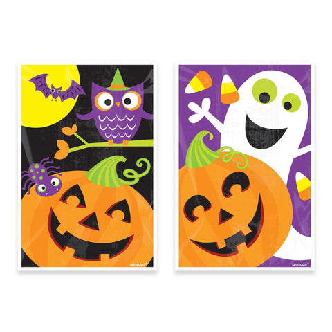 Halloween trick or treater Treat Bags  2 styles 6" x 4"