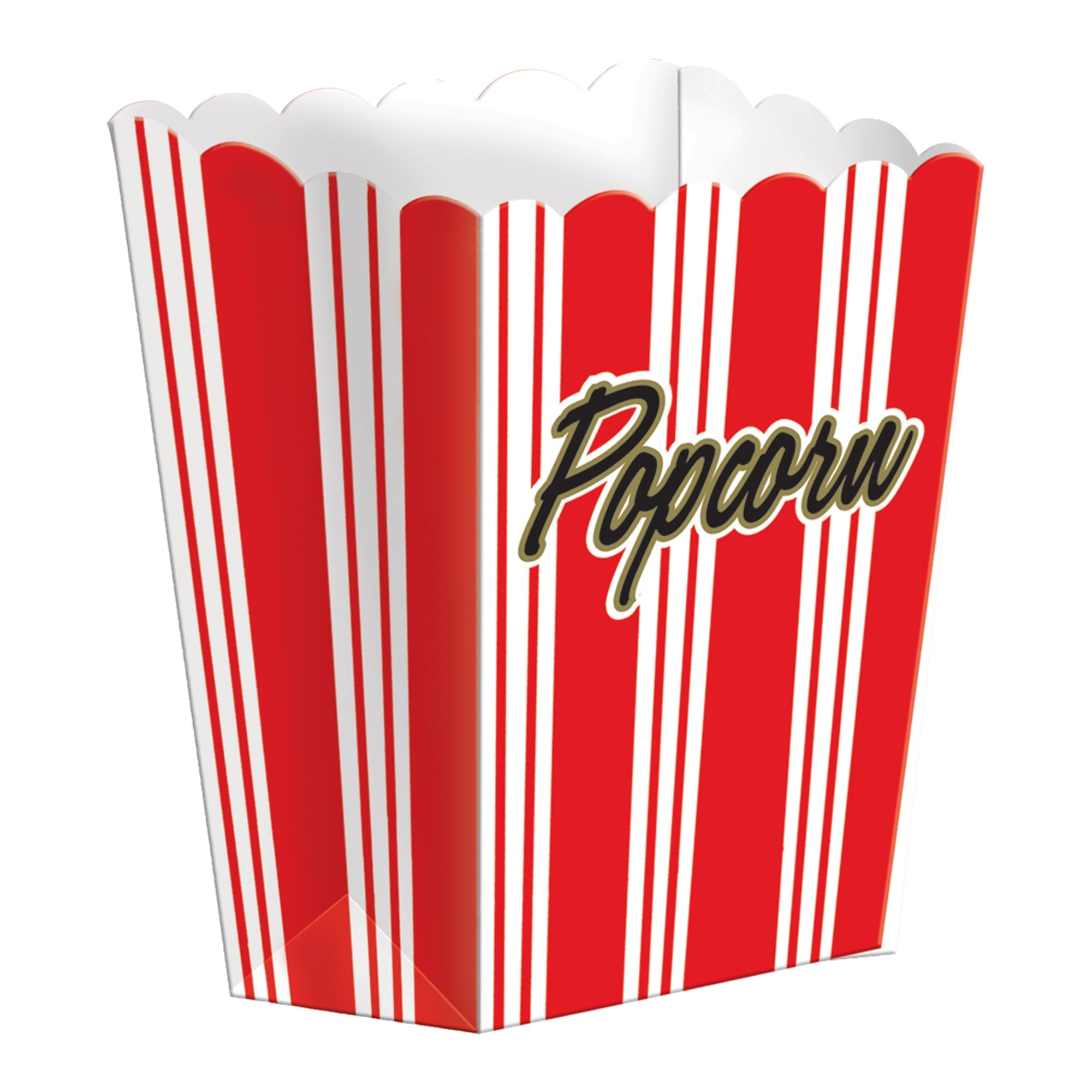 Small Popcorn Boxes  5 1/4" x 3 3/4" x 1 1/2" package of 8