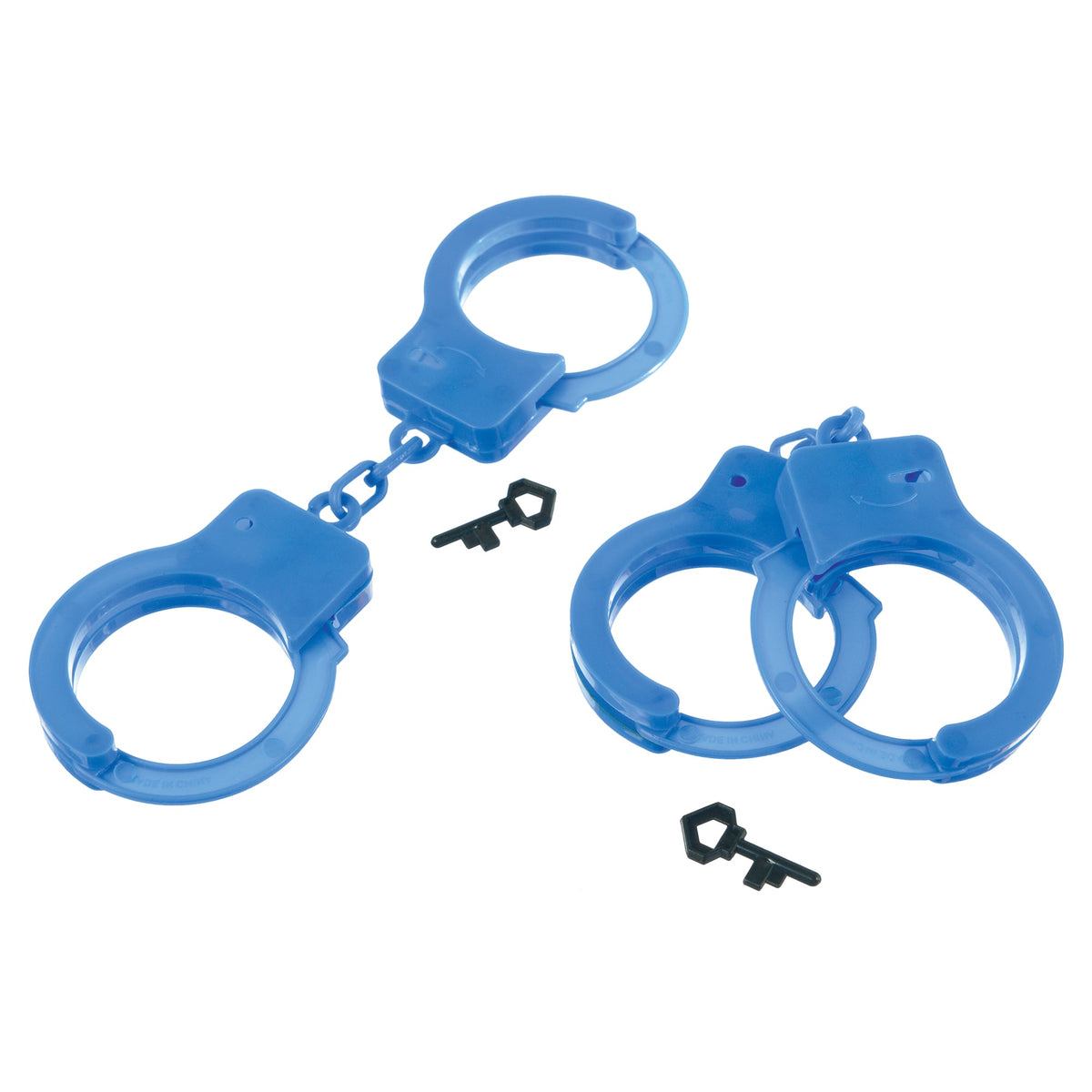 First Responders Plastic Handcuff Favor Package of 4