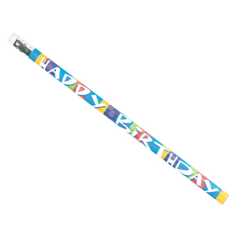 Happy Birthday Pencils package of 12