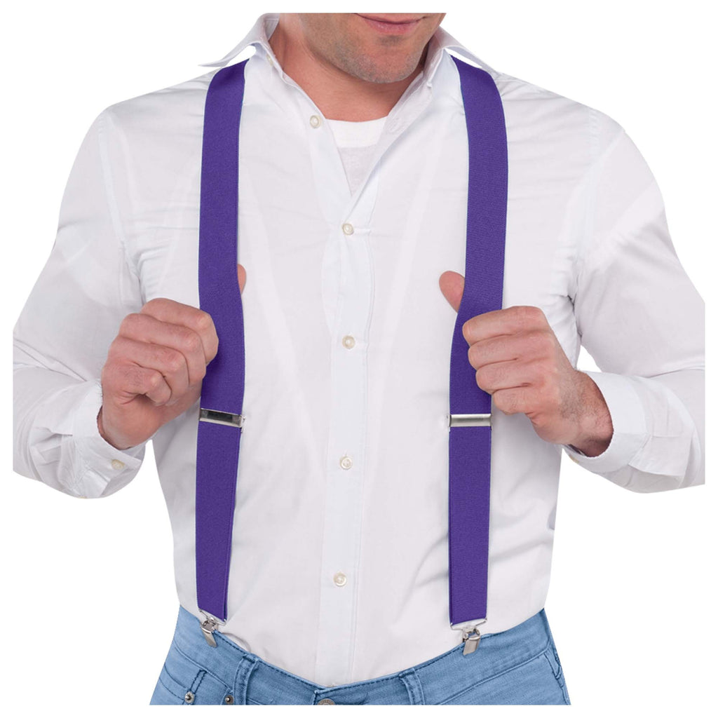 purple dress suspenders Purple Costume Suspenders (1 set)