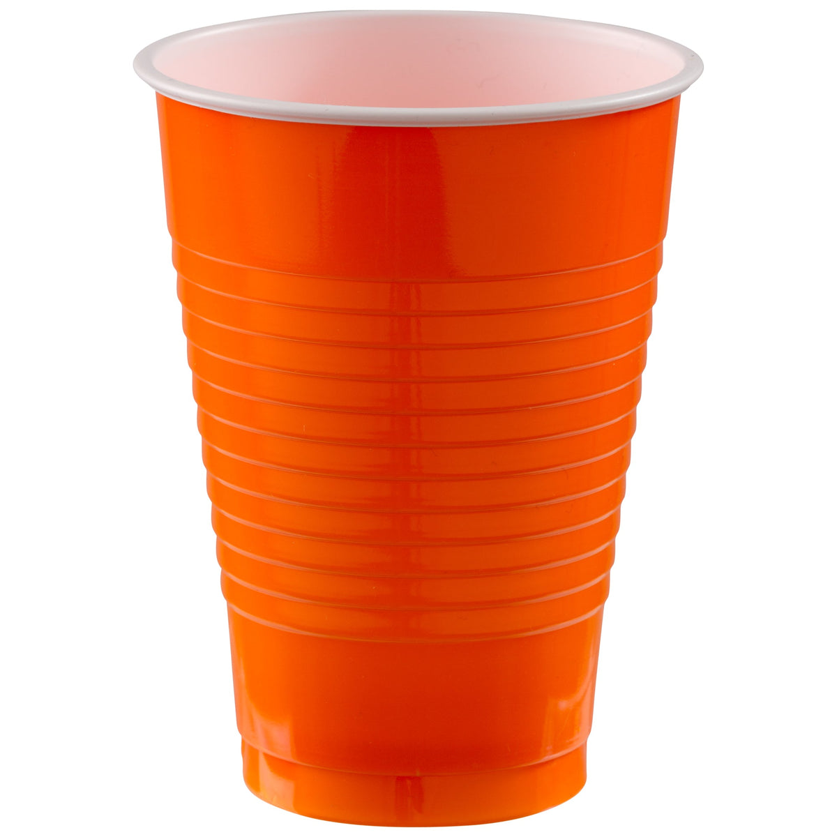 Orange Peel 12 oz. Plastic Cups