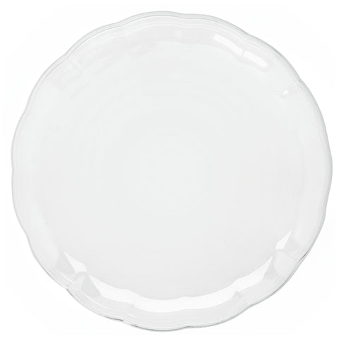 Clear 12" Plastic Serving Tray