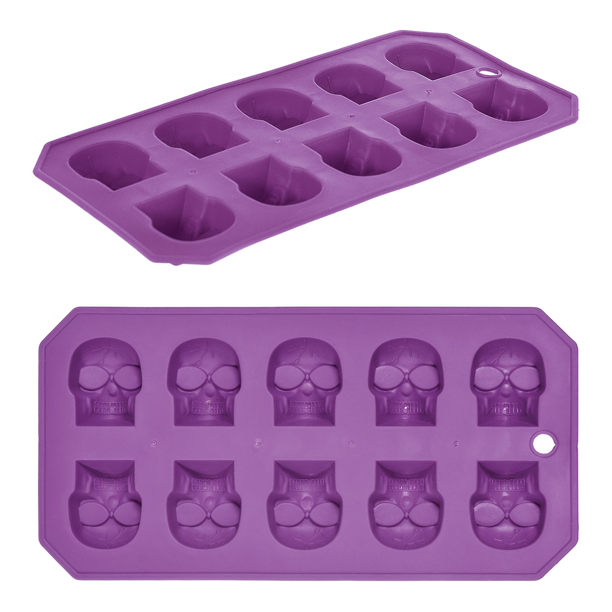 Skull 3.4oz  Ice 10 cube Tray