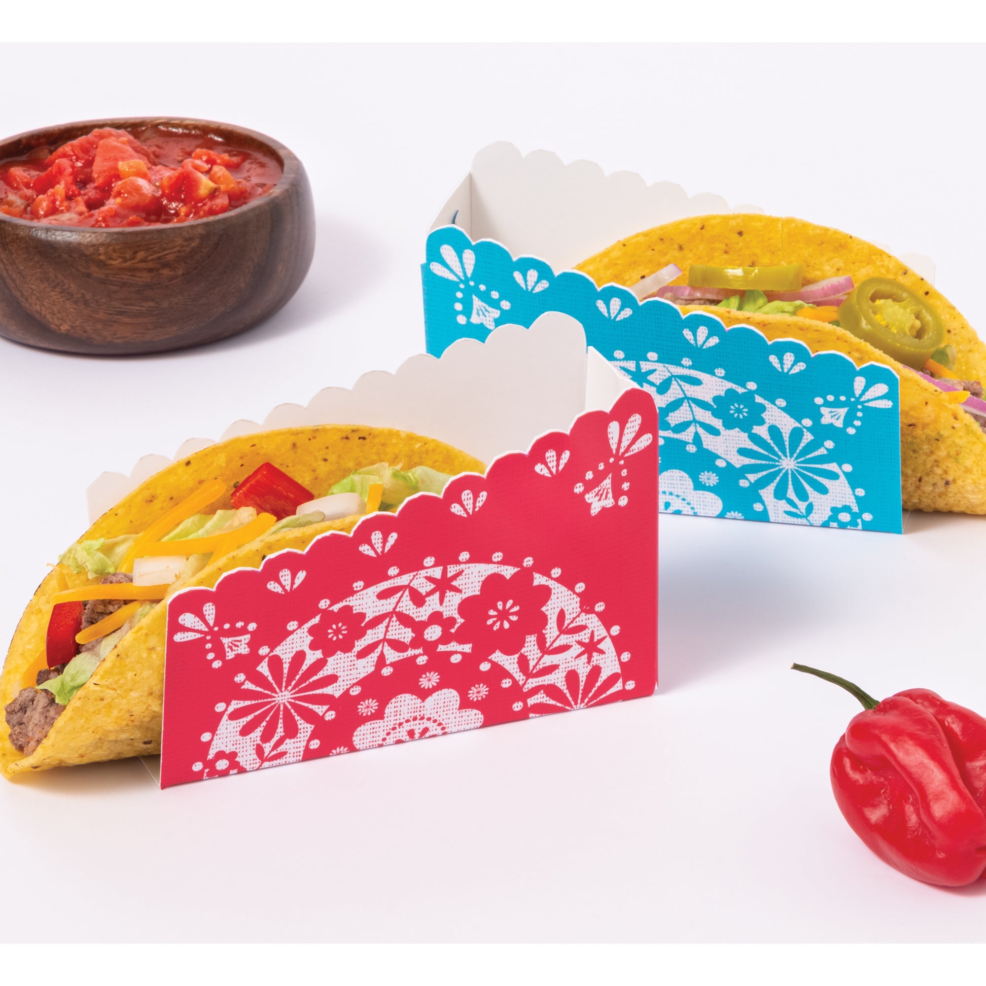 Taco Holders 4 7/10" x 3 1/5" Package of 12