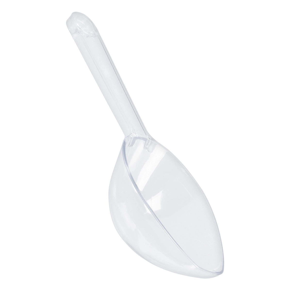 Clear 6 1/2" Plastic Candy and Ice  Scoop