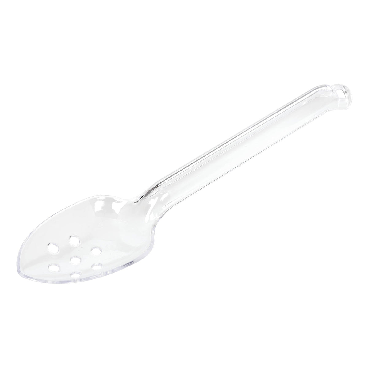 Clear 12 1/2" Slotted Serving Spoon