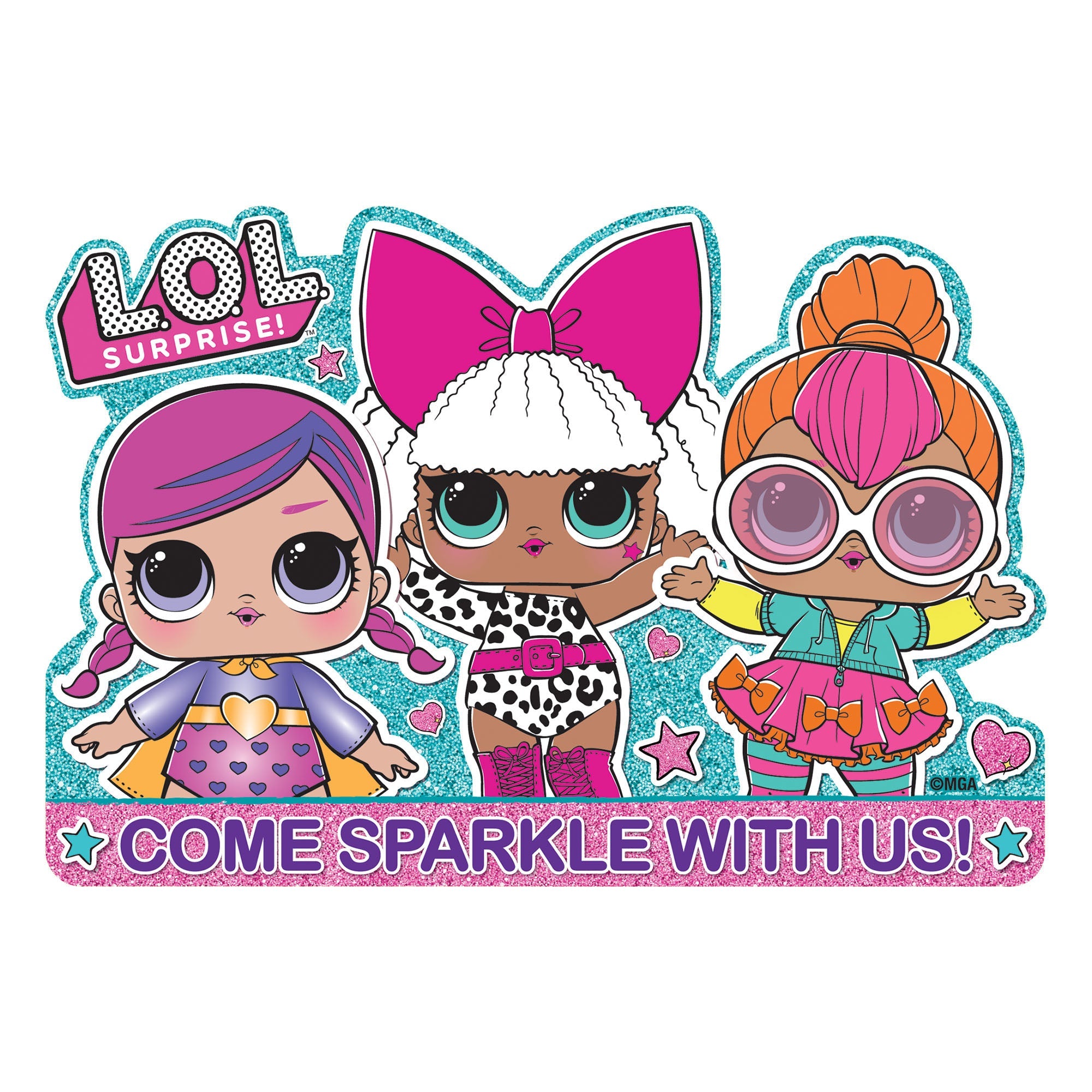 LOL Surprise Postcard Invitations Package of 8