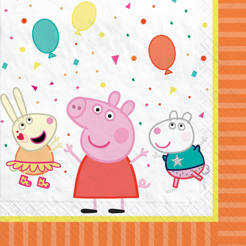Peppa Pig Confetti Party Luncheon Napkin Package of 16