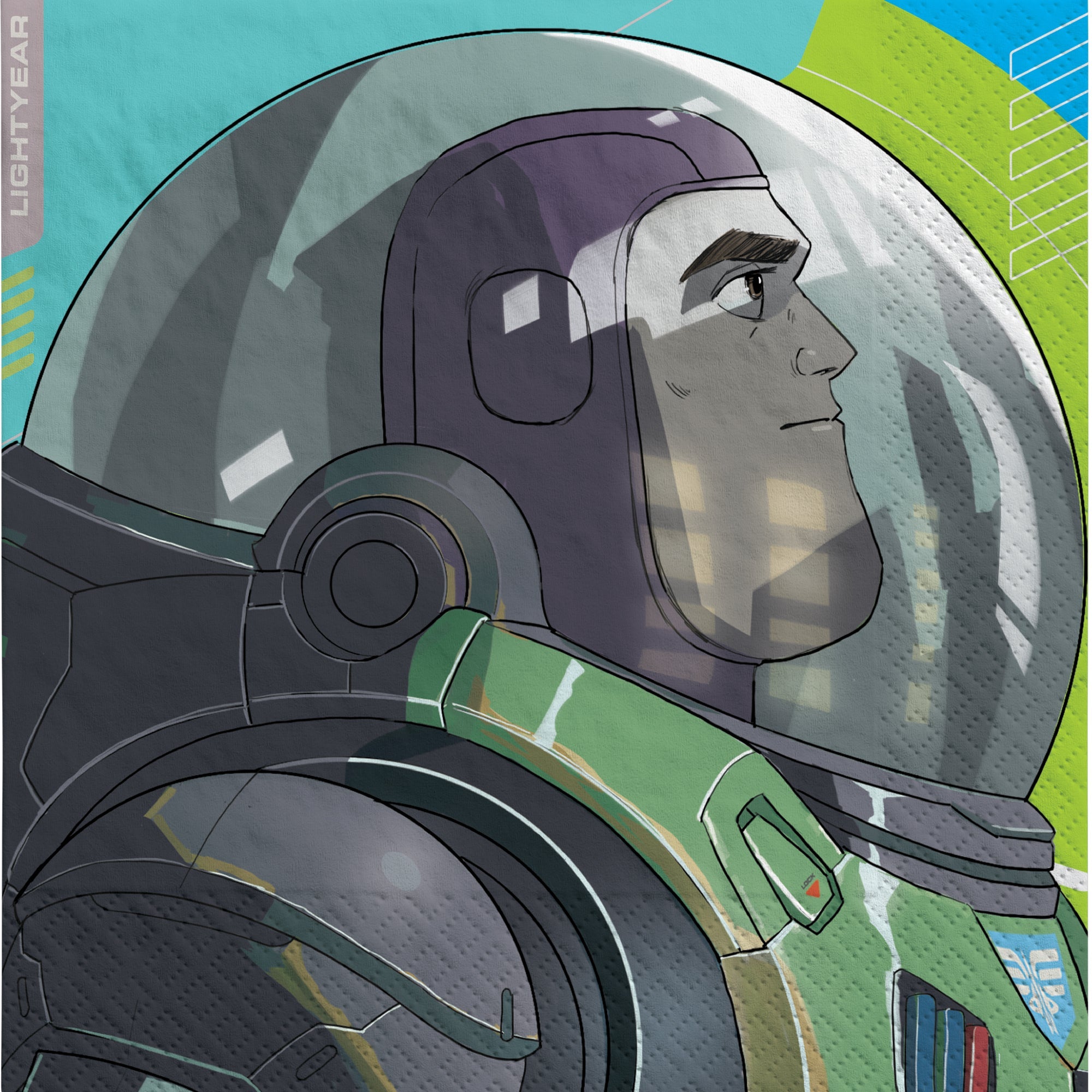 Lightyear Luncheon Napkins Package of 16