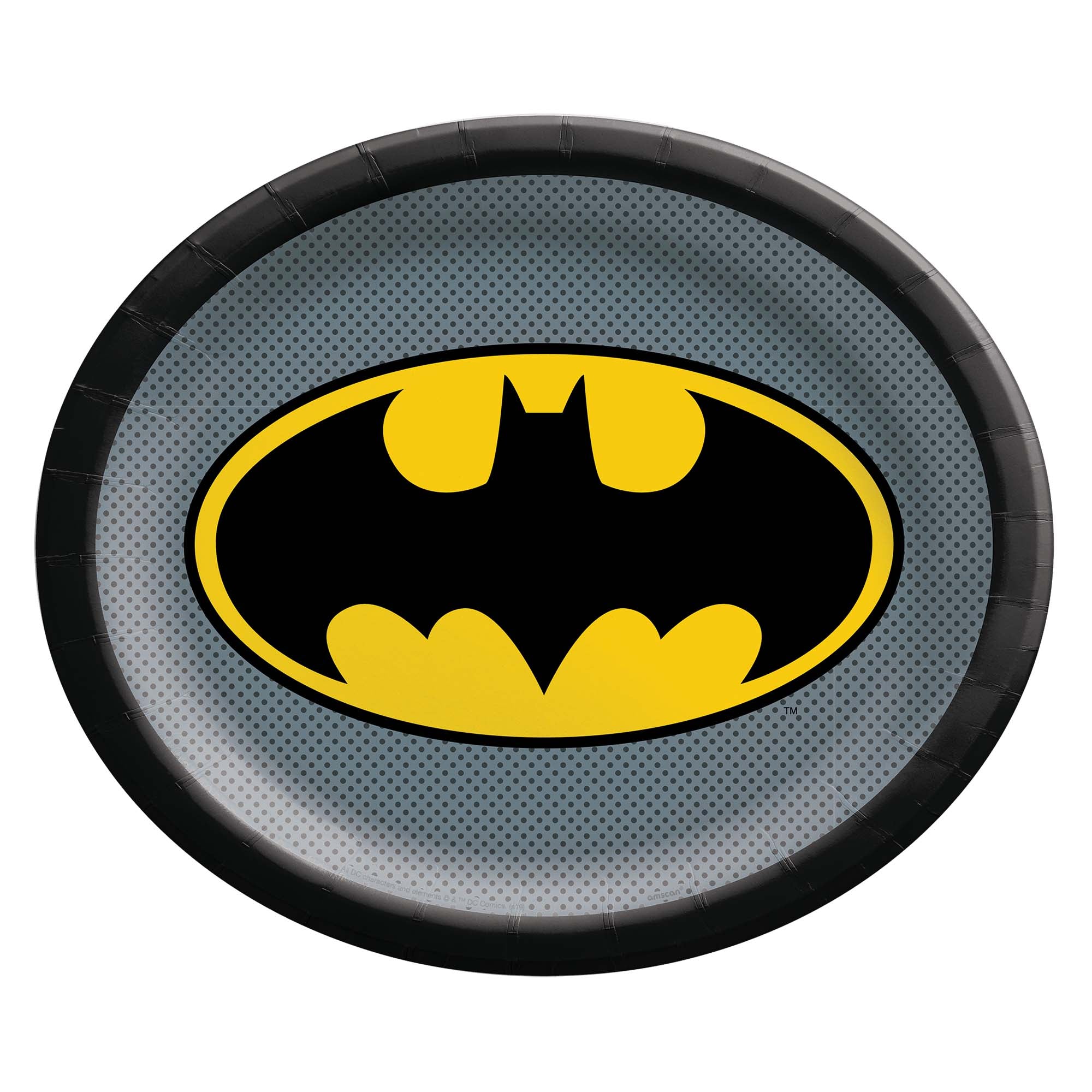 Batman™ Heroes Unite Oval 12" x 10" Plate Package of 8