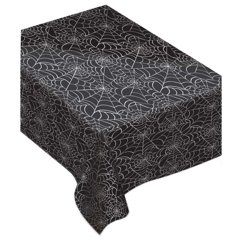 Spider Web Flannel-Backed Vinyl Table Cover