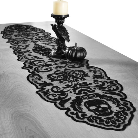 Boneyard Fabric 14" x 70" Table Runner