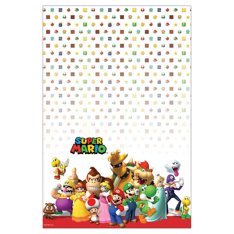 Super Mario Brothers™ Plastic 54" x 96" Table Cover