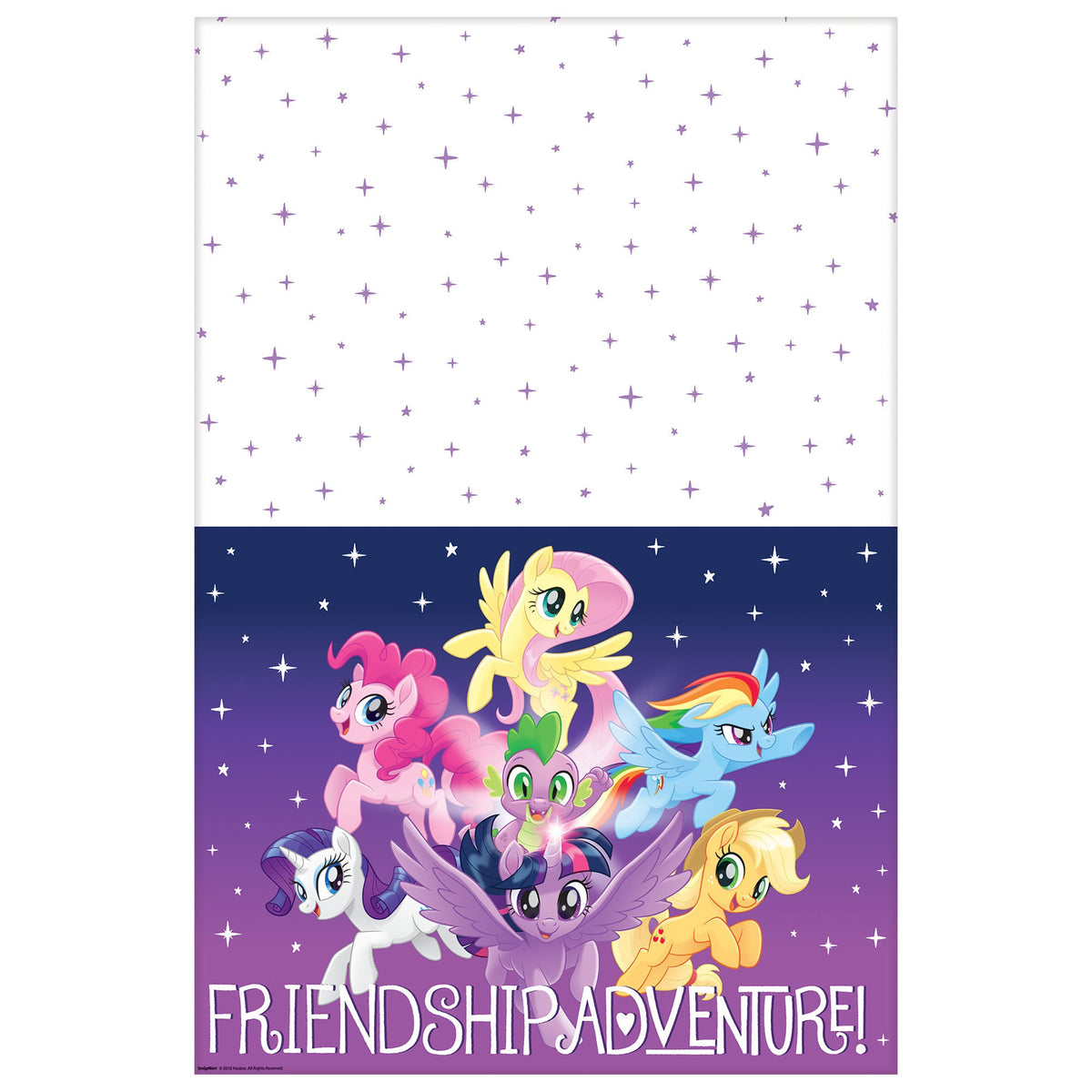 My Little Pony Friendship Adventures Plastic Table Cover 54" x 96"