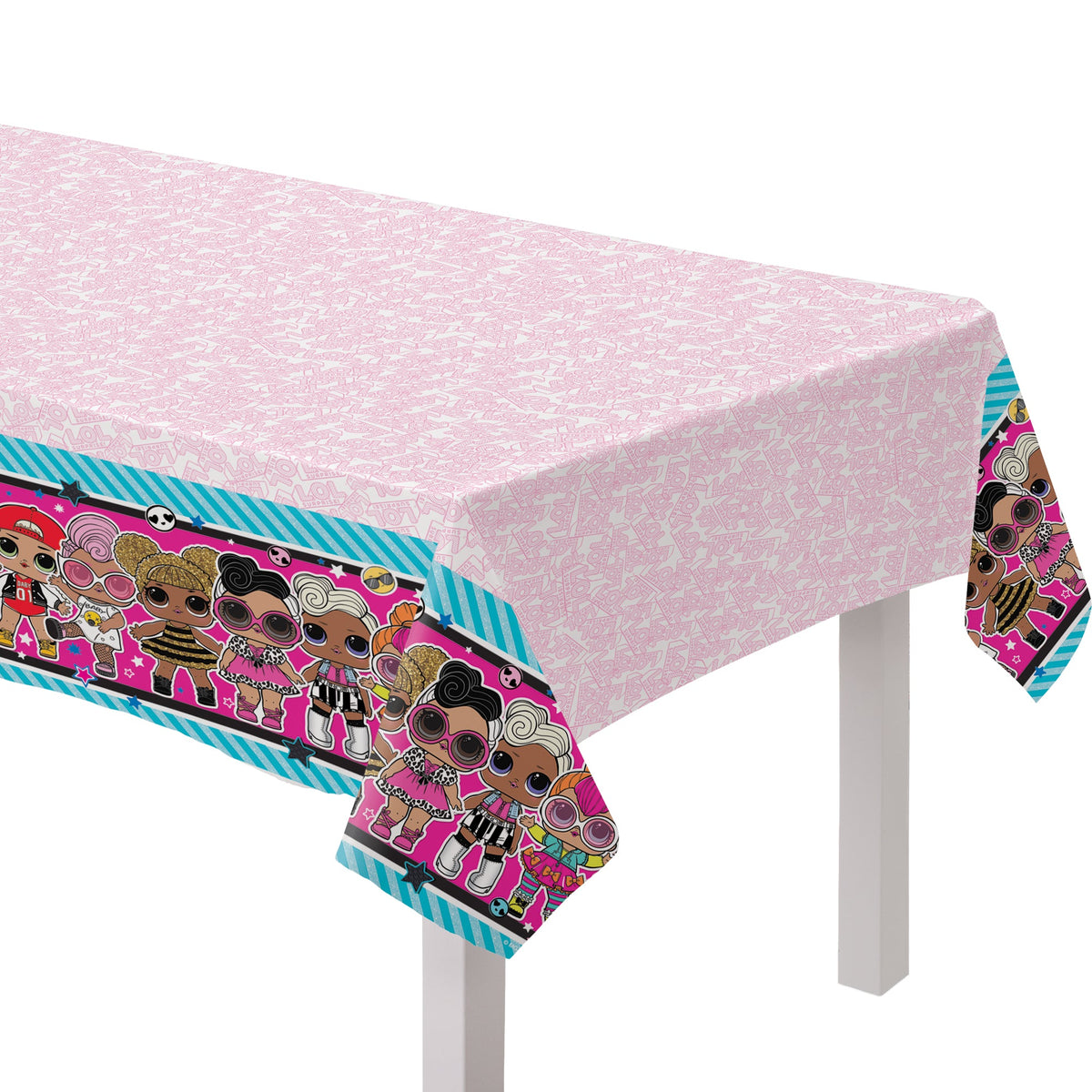 LOL Surprise, Together 4 Eva! Plastic Table Cover 54" x 96"