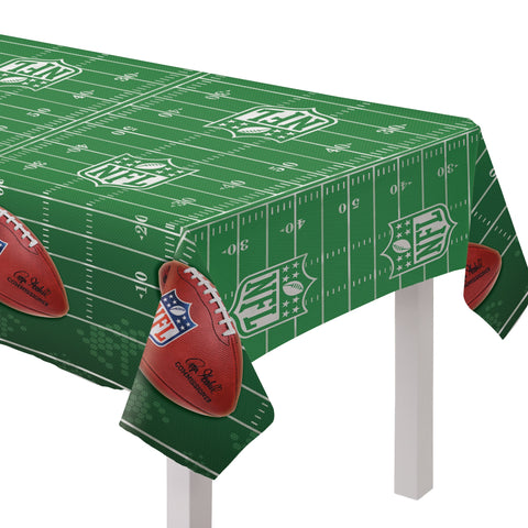 NFL Drive Plastic Table Cover -All Over Print 54" x 96"