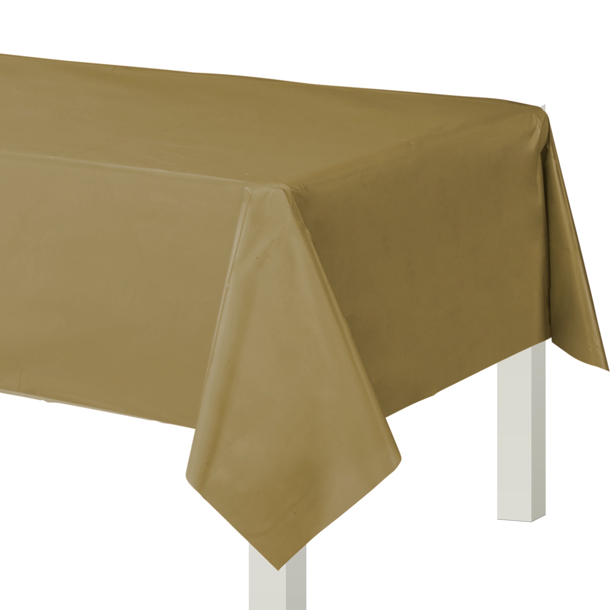 Gold Flannel Backed Table Cover 54" x 108"