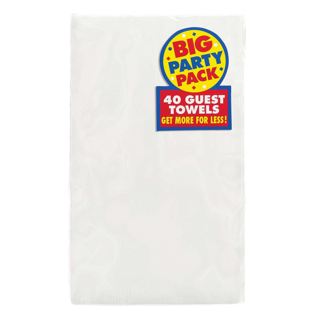 Frosty White 2-Ply Guest Towels, 40 count