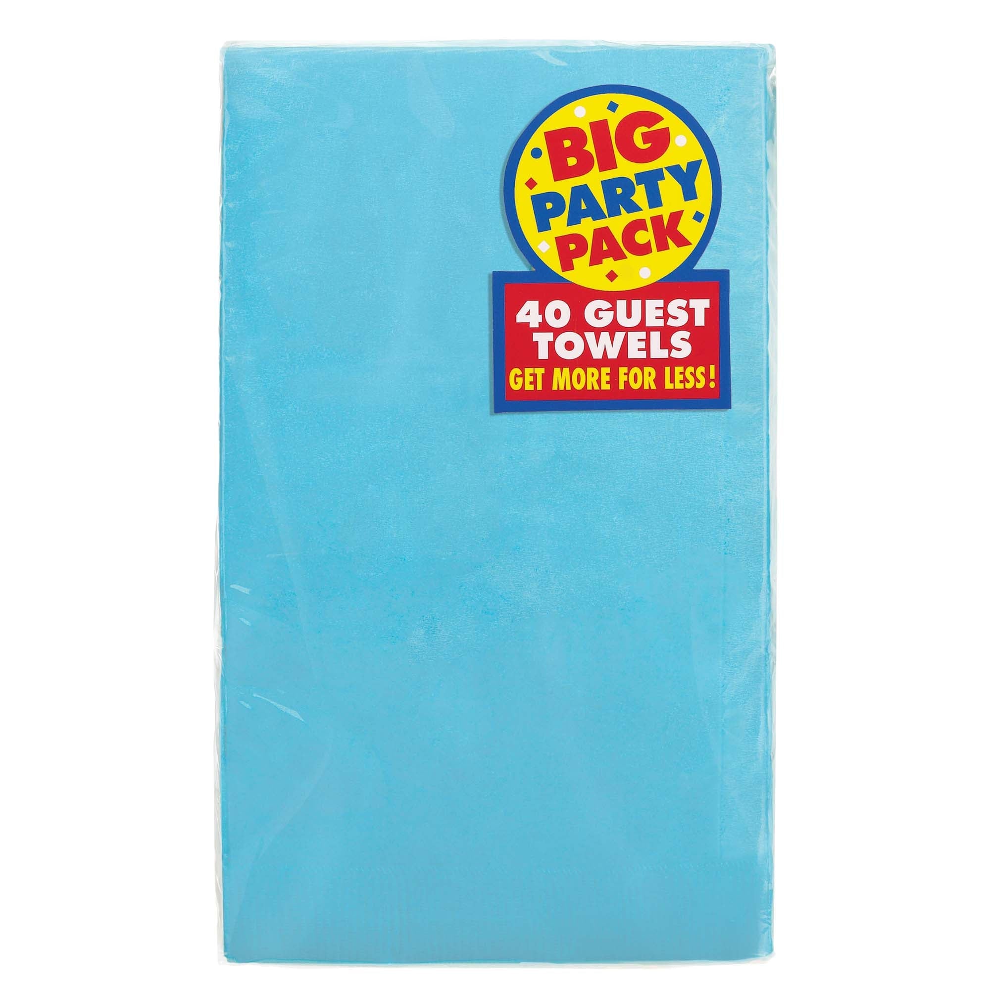 Caribbean Blue -Ply Guest Towels, 40 count