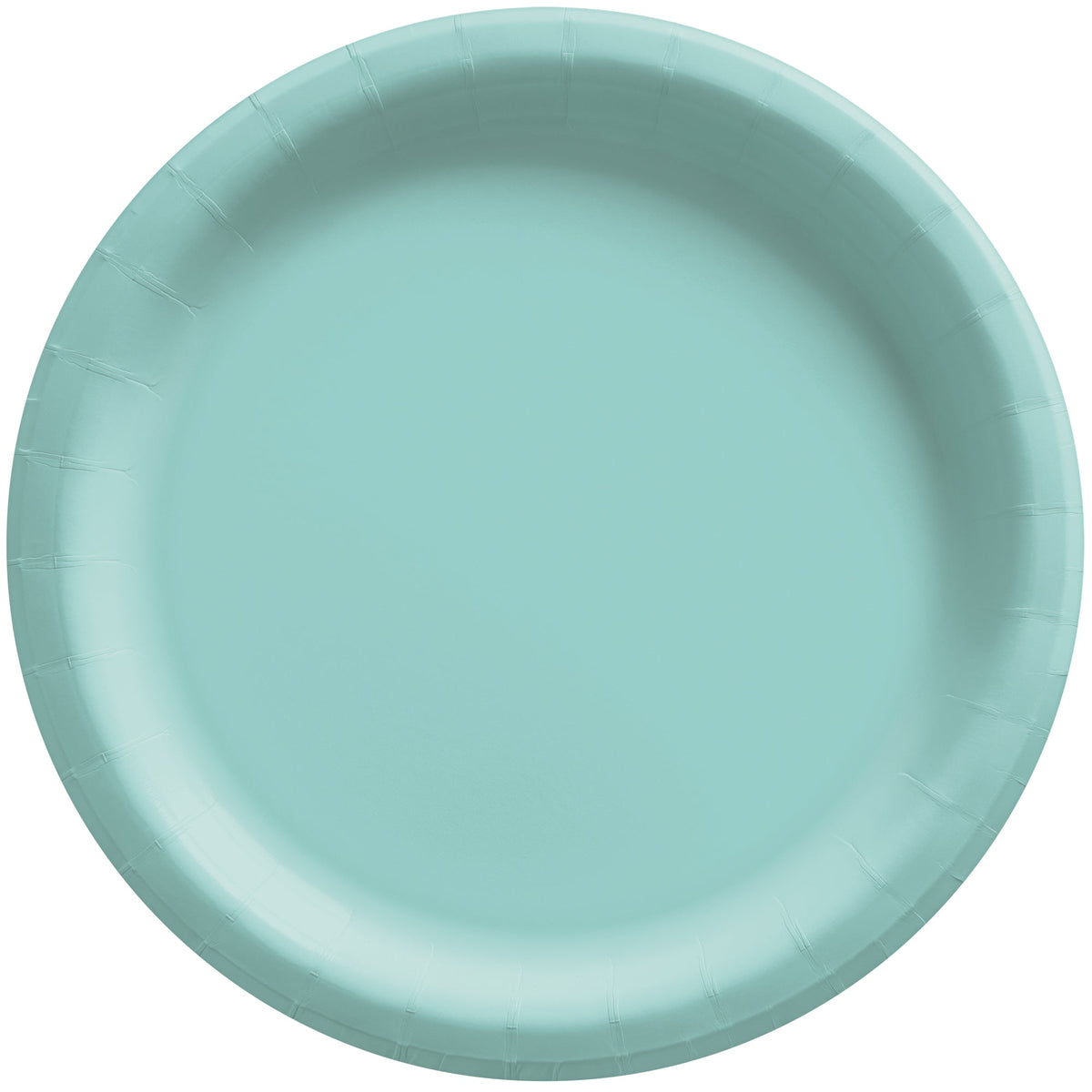Robins-Egg Blue 8 1/2" Round Paper Plates 50 count