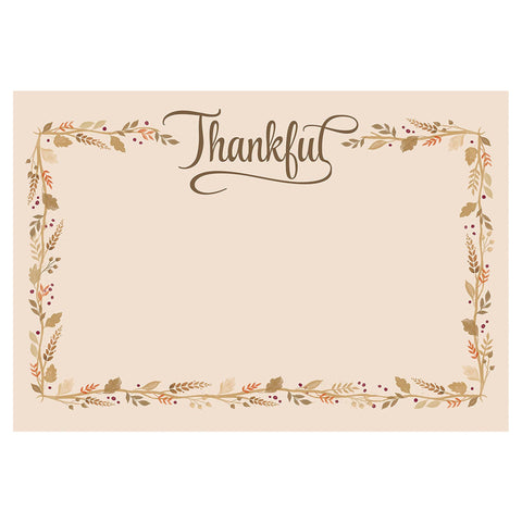 Thanksgiving Paper Placemats 11" x 16" Package of 24