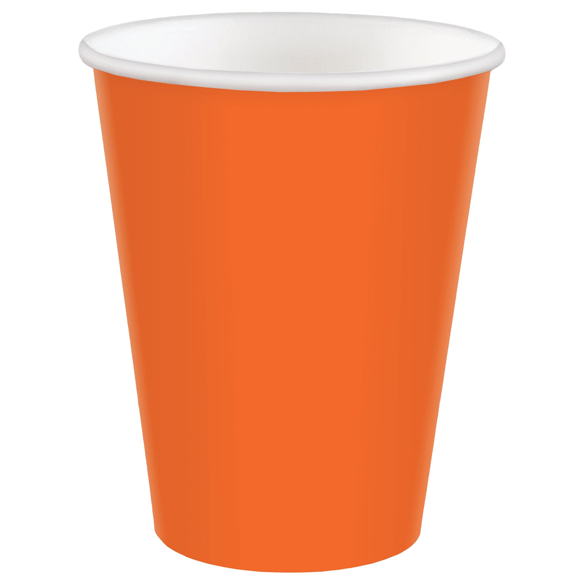Orange Peel 9 oz. Paper Cups, 20 count