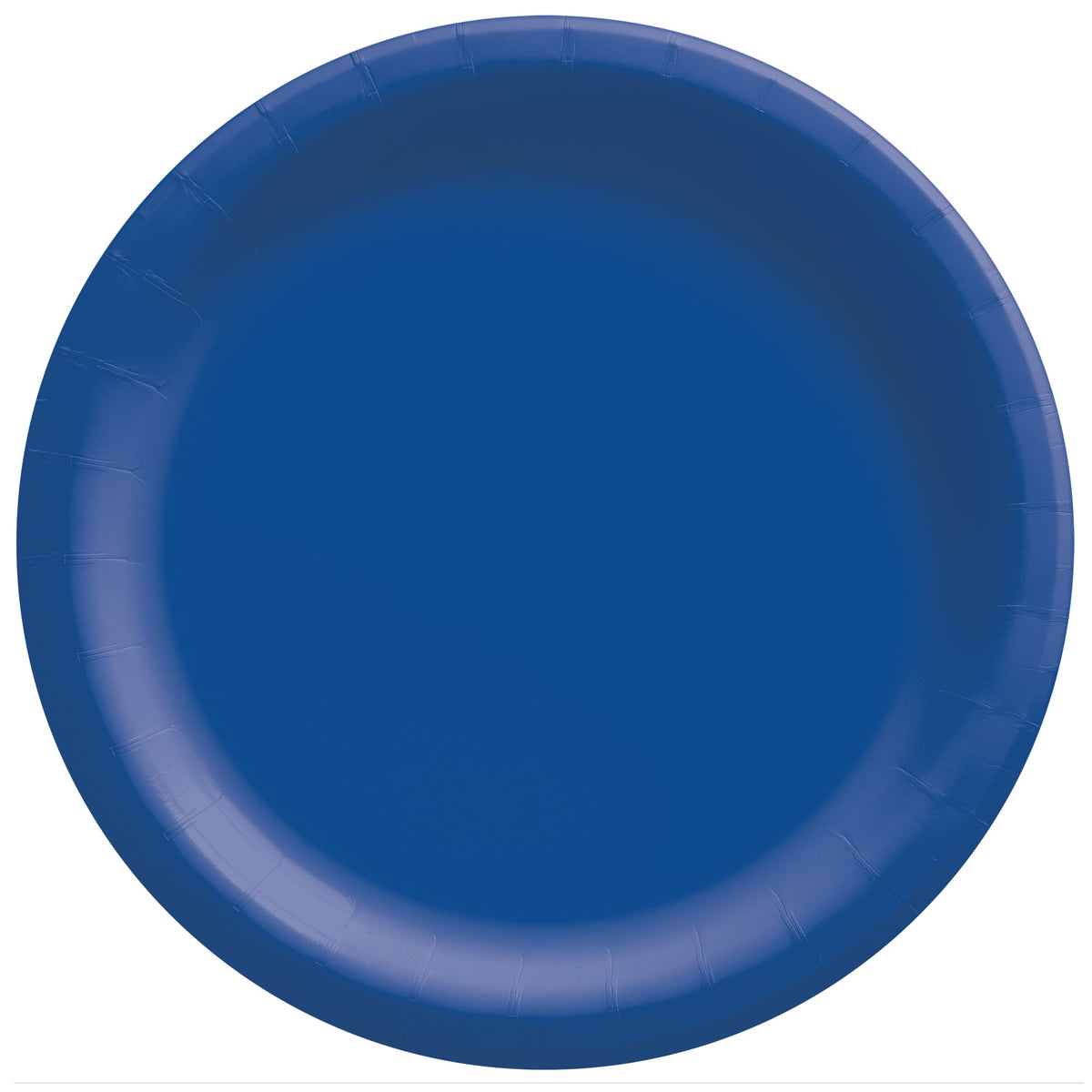 Bright Royal Blue 10" Round Paper Plates,  20 count