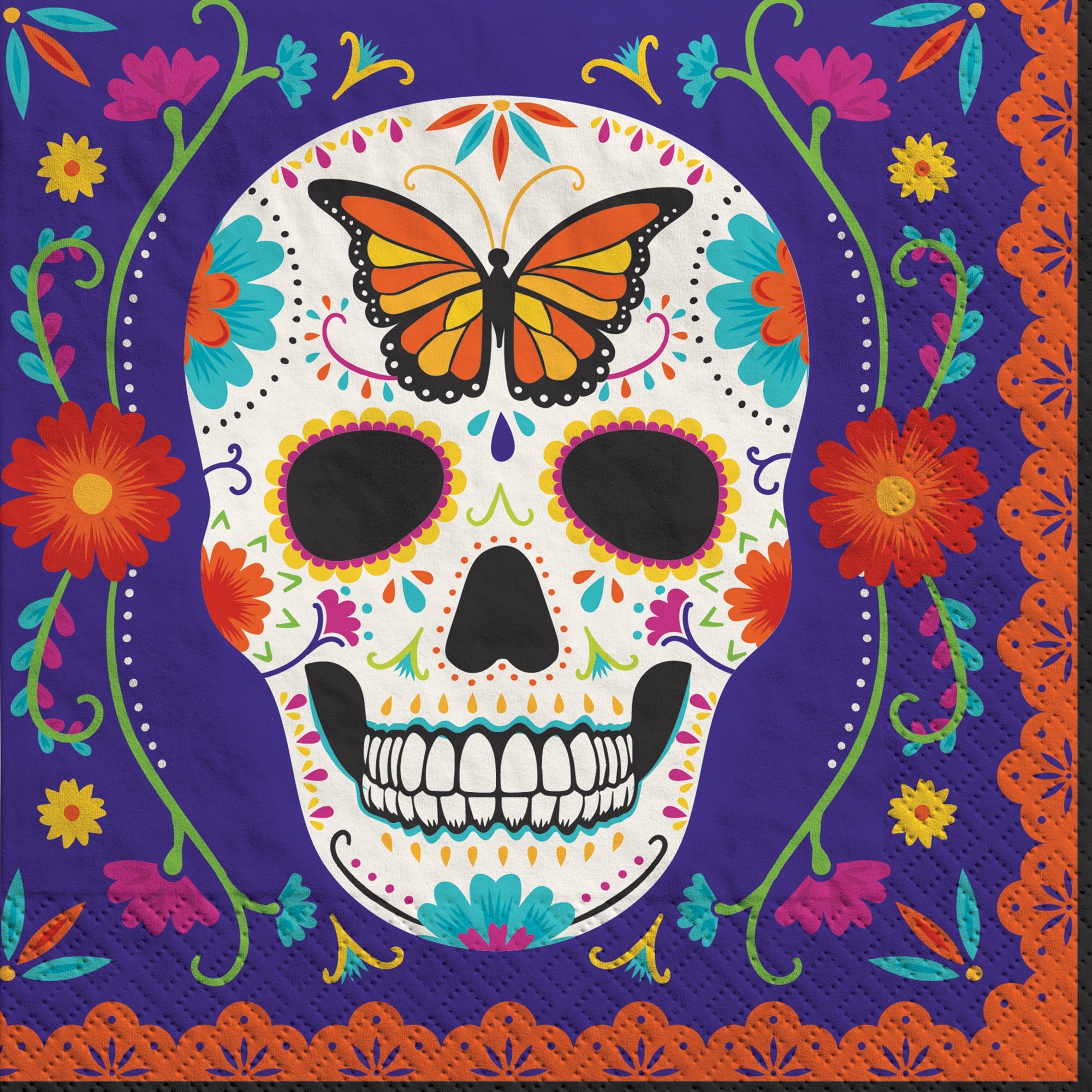 Day of the Dead Luncheon Napkins Package of 40