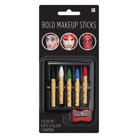 Bold Color 5 Makeup Sticks .08oz each