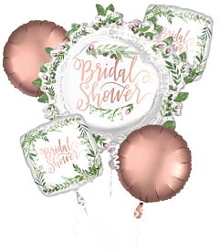 Love and Leaves Bridal Shower Bouquet with Balloon Weight